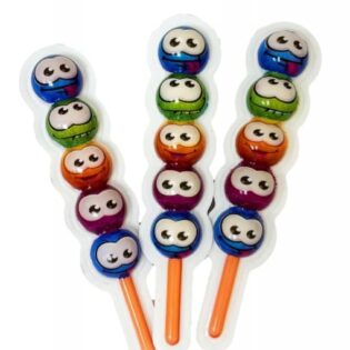 Piankowe żelki "Buźki" z nadzieniem owocowym