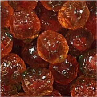 Żelki "Truskawki 4d" z nadzieniem truskawkowym