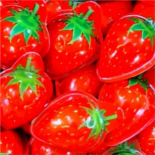 Piankowe żelki "Truskawki"
