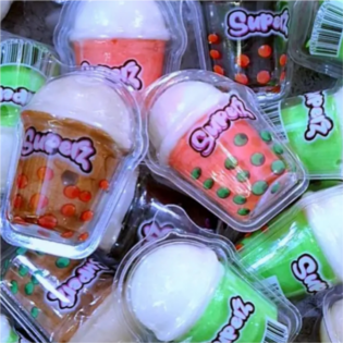 Piankowe żelki "BUBBLE TEA"