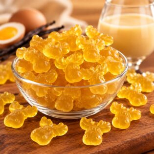 Żelki "Łosie" o smaku ajerkoniak, bezalkoholowe 50 g