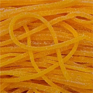 Żelki "Spaghetti mango-marakuja" kwaśne